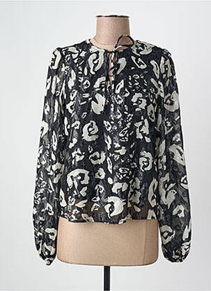 Chemisier coupe droite noir ONLY femme