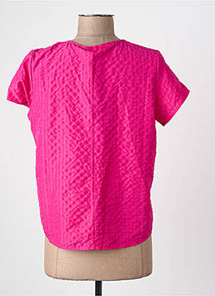 Chemisier coupe droite manches courtes rose VERO MODA femme