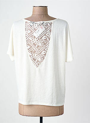 T-shirt coupe droite manches courtes blanc VERO MODA femme