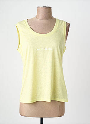 Débardeur jaune MOLLY BRACKEN femme