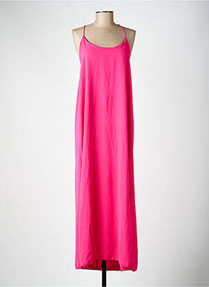 Robe longue rose TERRA DI SIENA femme