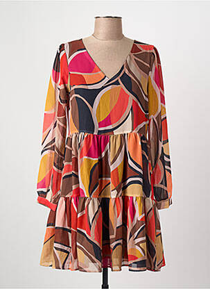 Robe courte orange MOLLY BRACKEN femme