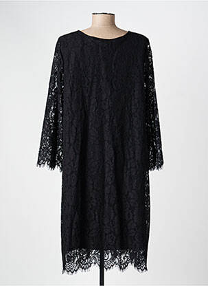 Robe mi-longue manches 3/4 manches 3/4 noir CARMAKOMA femme