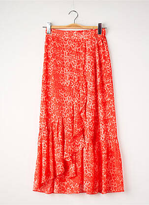 Jupe longue orange MORGAN femme