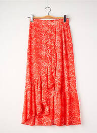 Jupe longue orange MORGAN femme
