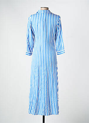 Robe longue manches 3/4 bleu VERO MODA femme