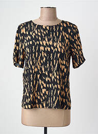 T-shirt col rond noir VERO MODA femme