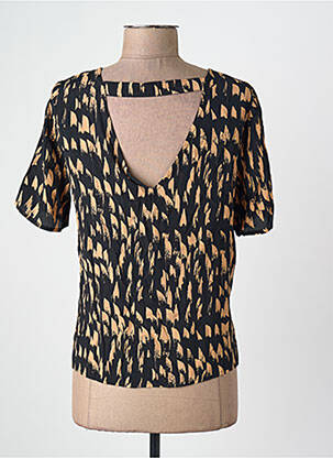 T-shirt col rond noir VERO MODA femme