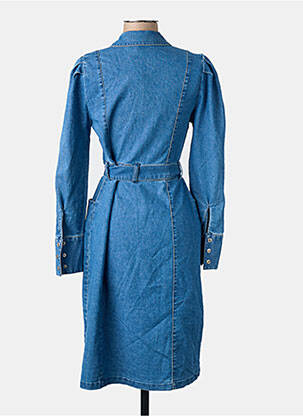 Robe mi-longue manches longues manches longues bleu VERO MODA femme