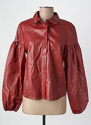 Chemisier coupe droite rouge VILA femme