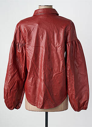 Chemisier coupe droite rouge VILA femme
