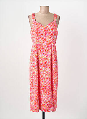 Robe mi-longue sans manche sans manche orange VERO MODA femme
