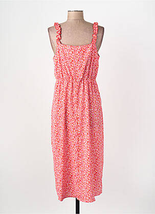 Robe mi-longue sans manche sans manche orange VERO MODA femme