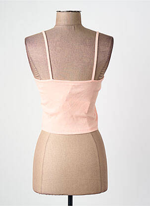 Débardeur coupe droite sans manche rose ONLY femme