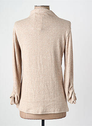 Pull col roulé beige AMELIE & AMELIE femme