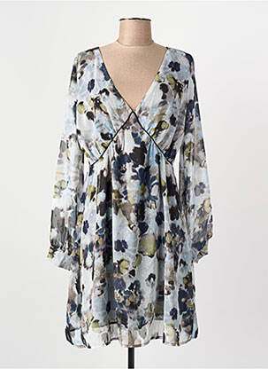 Robe courte bleu MORGAN femme