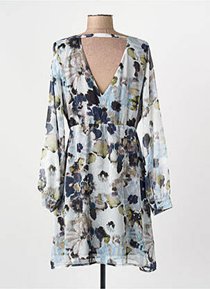 Robe courte bleu MORGAN femme