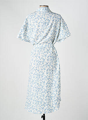 Robe mi-longue bleu VERO MODA femme
