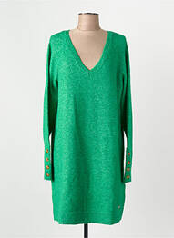 Robe pull vert LES P'TITES BOMBES femme