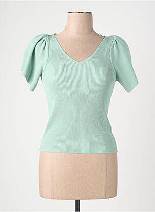 T-shirt coupe droite vert ONLY femme