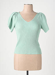 T-shirt coupe droite vert ONLY femme