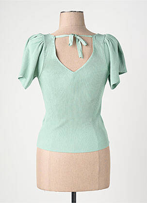 T-shirt coupe droite vert ONLY femme