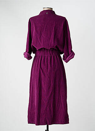 Robe longue violet AMELIE & AMELIE femme