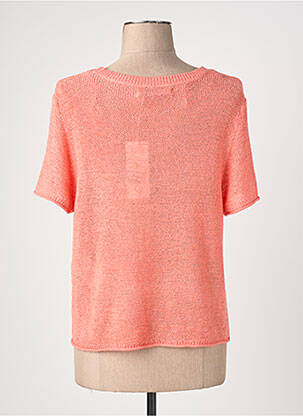 Pull coupe droite orange ONLY femme