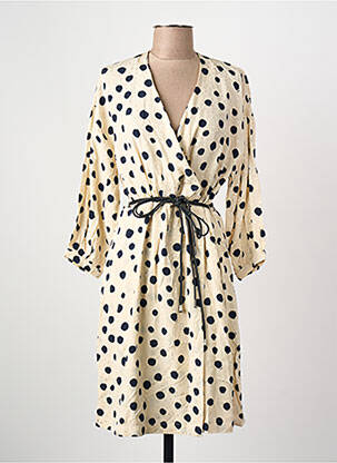 Robe mi-longue beige MEXX femme