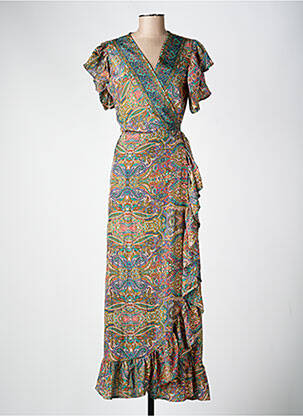 Robe longue vert JS MILLENIUM femme