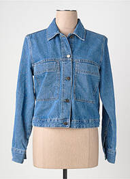 Veste en jean bleu JACQUELINE DE YONG femme