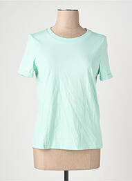 T-shirt coupe droite manches courtes vert VERO MODA femme