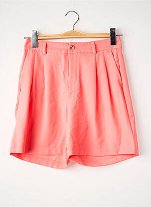 Bermuda taille haute taille haute rose ONLY femme