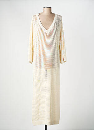 Robe longue beige VERO MODA femme