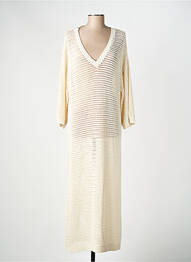 Robe longue beige VERO MODA femme