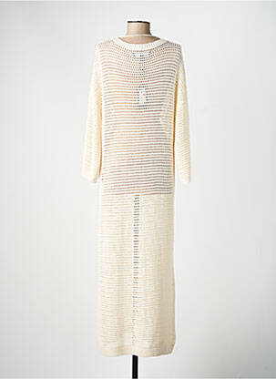 Robe longue beige VERO MODA femme