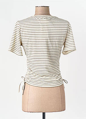 T-shirt col v blanc ONLY femme