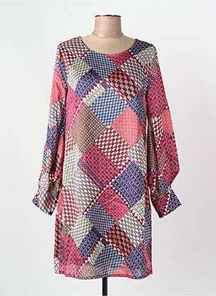 Robe mi-longue orange MOLLY BRACKEN femme