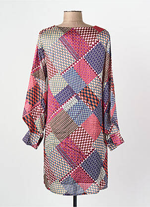 Robe mi-longue orange MOLLY BRACKEN femme