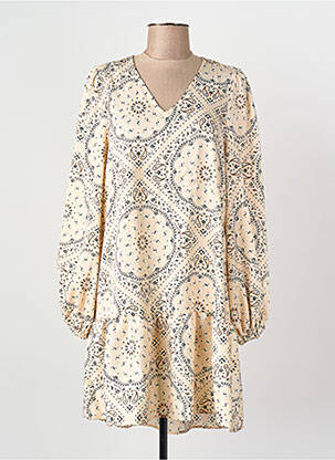 Robe longue beige VERO MODA femme