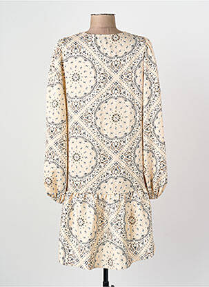Robe longue beige VERO MODA femme