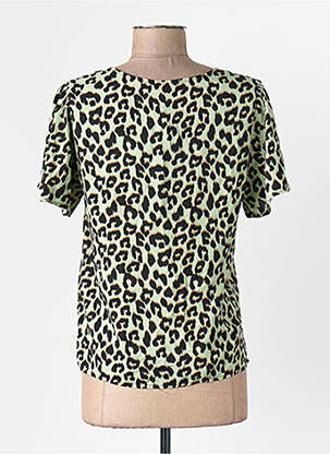 Blouse col v vert VERO MODA femme