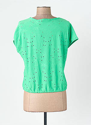 T-shirt col v vert VERO MODA femme