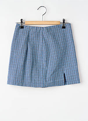 Jupe courte bleu SUBDUED femme