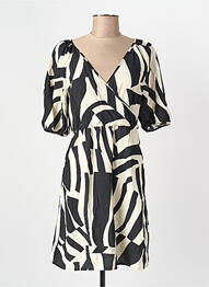 Robe courte col v noir VILA femme