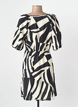 Robe courte col v noir VILA femme