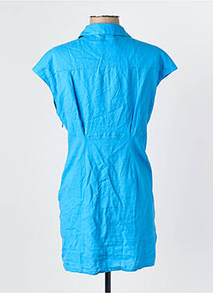 Robe courte bleu MANGO femme