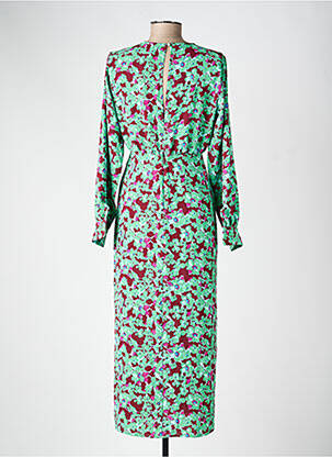 Robe longue manches longues manches longues vert ONLY femme