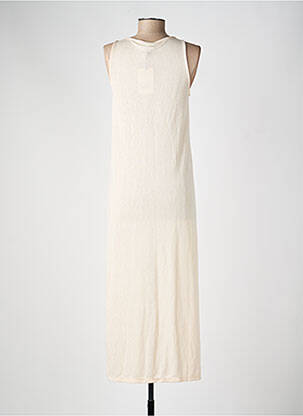 Robe longue sans manche sans manche beige JACQUELINE DE YONG femme