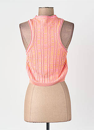 Débardeur col rond rose ONLY femme